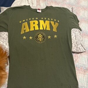 Green army T-shirt